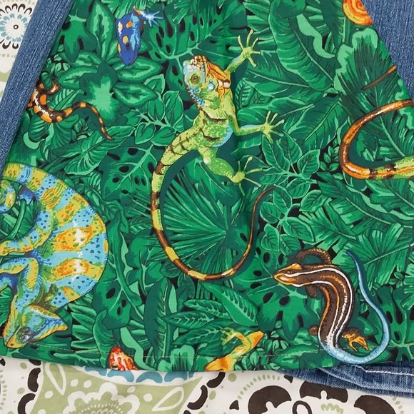 2665 Size 11 Amethyst Stretch Upcycled Bell-Bottoms - Picture 3 of 5